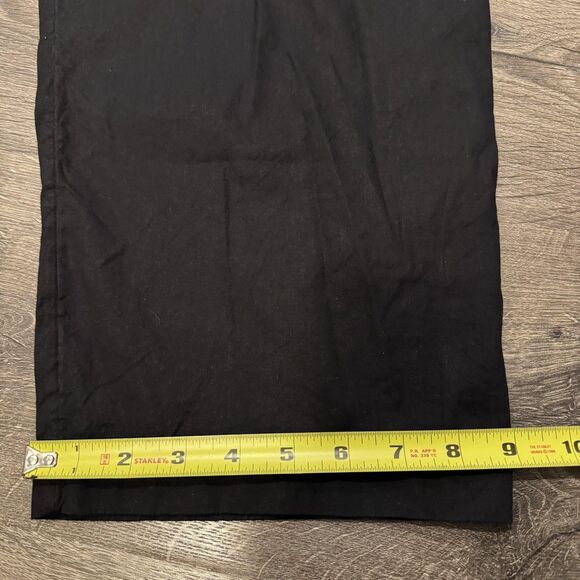 Athleta Paradise Straight Leg Cargo Pants Womens Small Black Linen Blend New - Picture 8 of 11